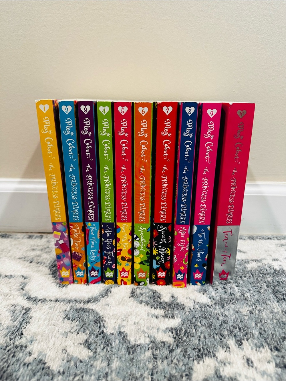 The Princess Diaries Colorful Book Set - Multicolor Spines